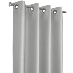 Thermaplus Glacier Grommet Top 100% Blackout Single Curtain Panel