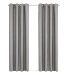 Thermaplus Mason Grommet Top 100% Blackout Single Curtain Panel