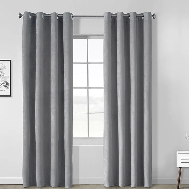 Thermaplus Navar Grommet Top Energy Saving 100% Blackout Single Curtain Panel