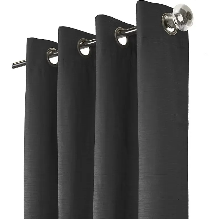 Thermaplus Shadow Grommet Top Energy Saving 100% Blackout Single Curtain Panel
