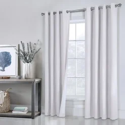 Thermaplus Ventura Grommet Top Energy Saving 100% Blackout Set of 2 Curtain Panel