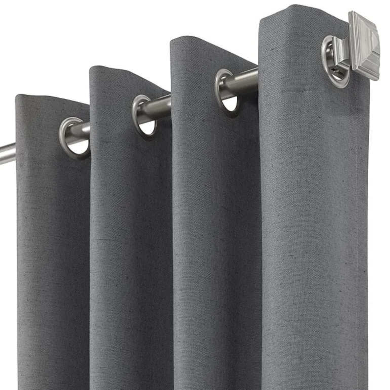 Thermaplus Ventura Grommet Top Energy Saving 100% Blackout Set of 2 Curtain Panel