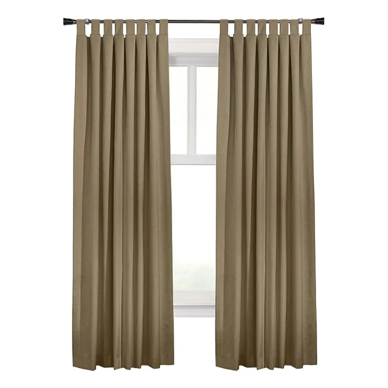 Thermaplus Ventura Tab Top Energy Saving 100% Blackout Set of 2 Curtain Panel