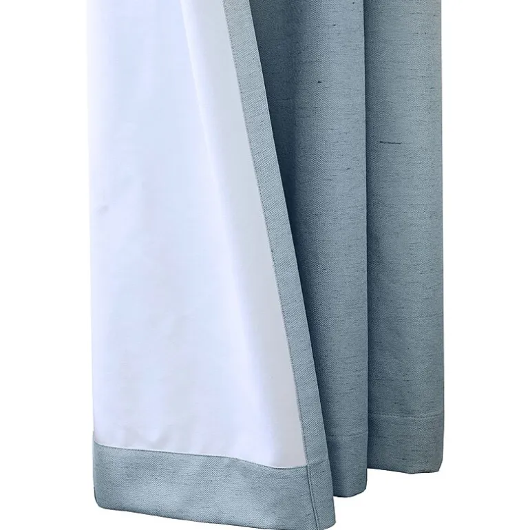 Thermaplus Ventura Tab Top Energy Saving 100% Blackout Set of 2 Curtain Panel