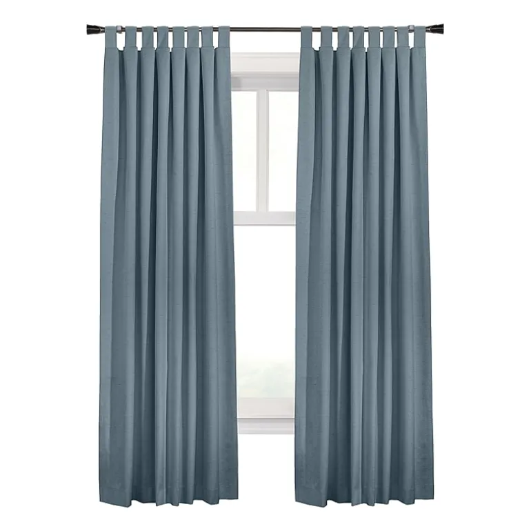 Thermaplus Ventura Tab Top Energy Saving 100% Blackout Set of 2 Curtain Panel