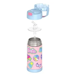 Thermos Barbie Stainless Steel 12oz. Funtainer Water Bottle