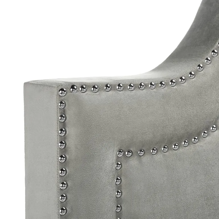 Theron Velvet Upholstered Bed