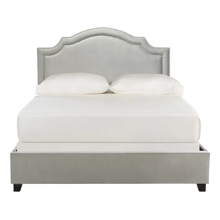 Theron Velvet Upholstered Bed