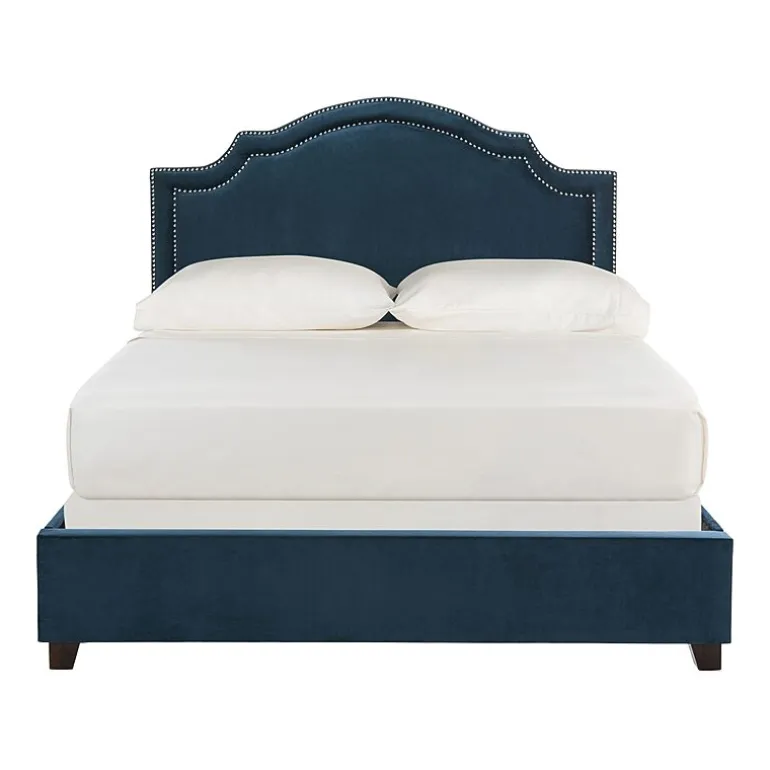 Theron Velvet Upholstered Bed