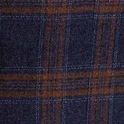 The Savile Row Co Mens Plaid Modern Fit Sport Coat