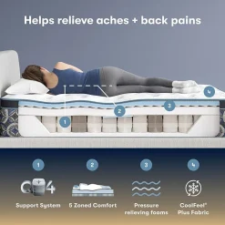 The Serta Perfect Sleeper Autumndale 15" Plush Pillow Top - Mattress + Box Spring