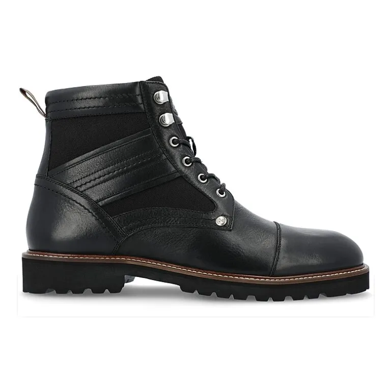 Thomas And Vine Mens Feron Flat Heel Lace Up Boots