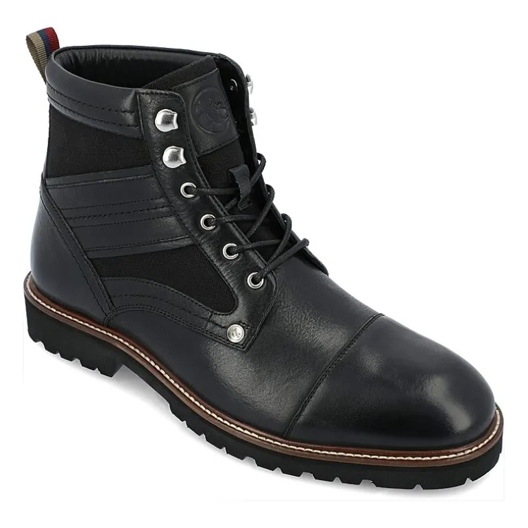 Thomas And Vine Mens Feron Flat Heel Lace Up Boots