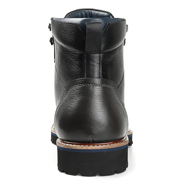 Thomas And Vine Mens Reddick Block Heel Lace-Up Boots