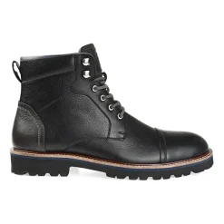 Thomas And Vine Mens Reddick Block Heel Lace-Up Boots