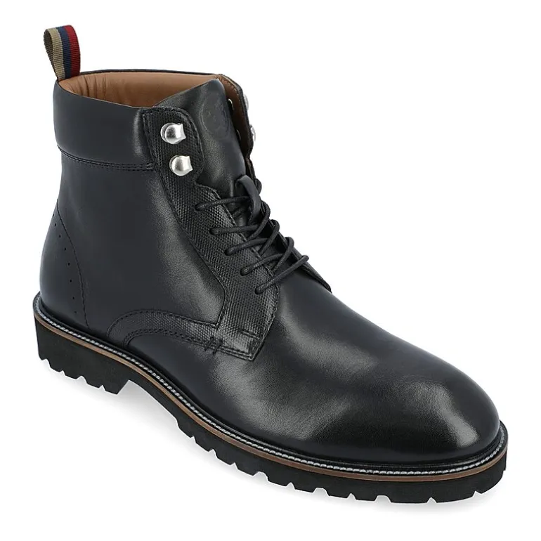 Thomas And Vine Mens Simeon Flat Heel Lace Up Boots