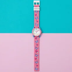 Timex Girls Pink Strap Watch Tw2y59700jt
