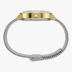 Timex Womens Silver Tone Stainless Steel Bracelet Watch Tw2y48800jt