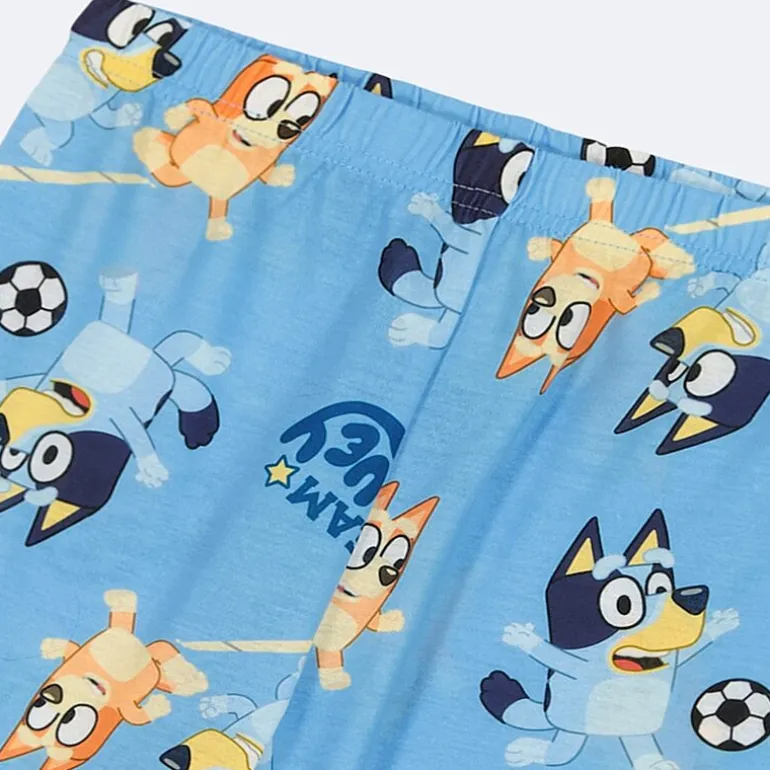 Toddler Boys Bluey Crew Neck Short Sleeve 3-pc. Pajama Set