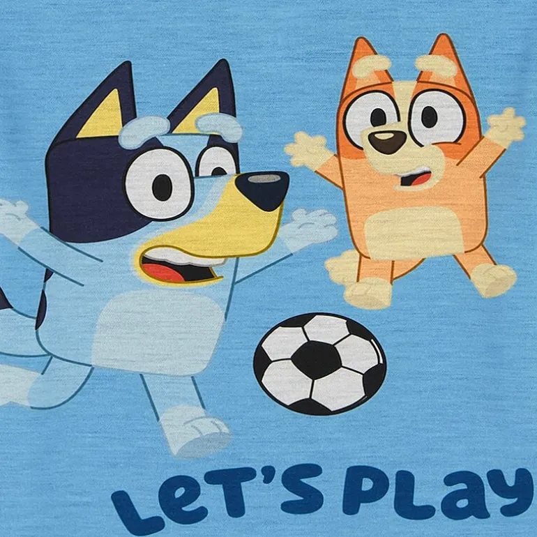 Toddler Boys Bluey Crew Neck Short Sleeve 3-pc. Pajama Set