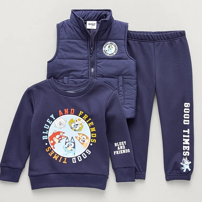 Toddler Boys Bluey 3-pc. Pant Set