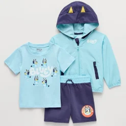 Toddler Boys Bluey 3-pc. Short Set