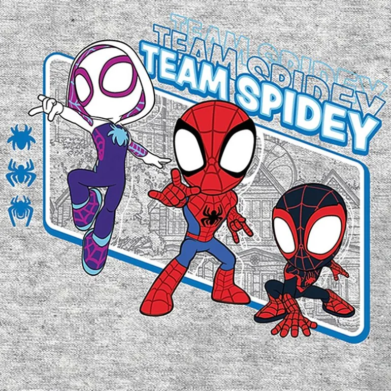 Toddler Boys Crew Neck Short Sleeve Regular Fit Marvel Spiderman Graphic T-Shirt