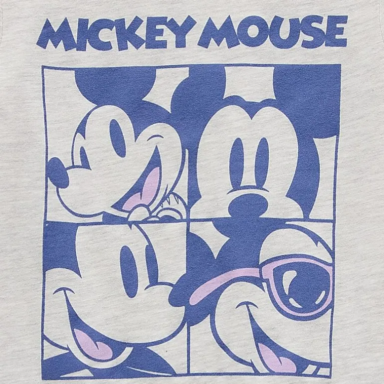 Toddler Boys Crew Neck Short Sleeve Regular Fit Mickey Mouse Graphic T-Shirt