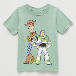 Toddler Boys Crew Neck Short Sleeve Regular Fit Toy Story Graphic T-Shirt
