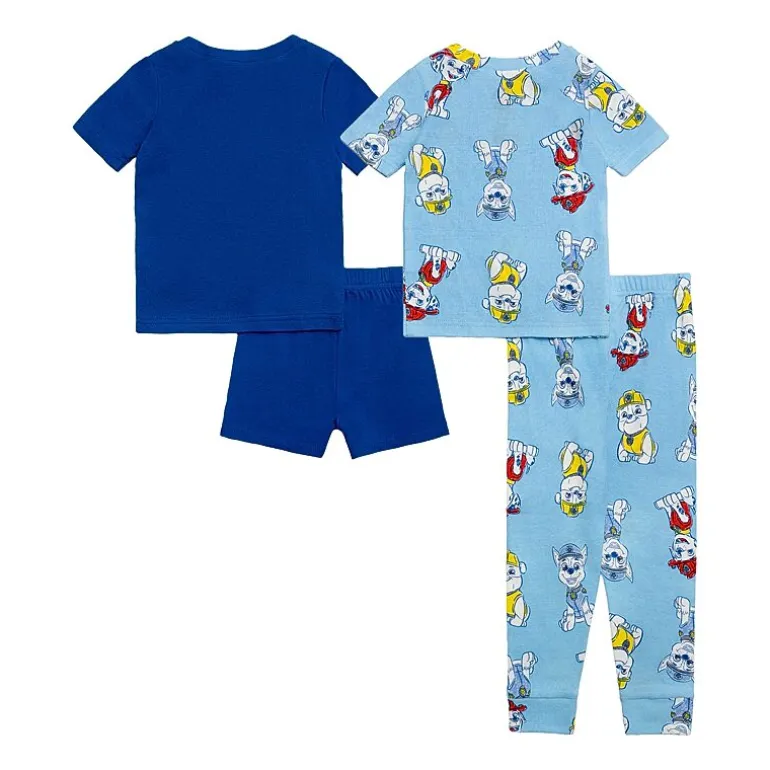 Toddler Boys Paw Patrol Crew Neck Short Sleeve 4-pc. Pajama Set