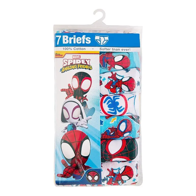 Toddler Boys Spiderman 7 Pack Briefs Tbup5384