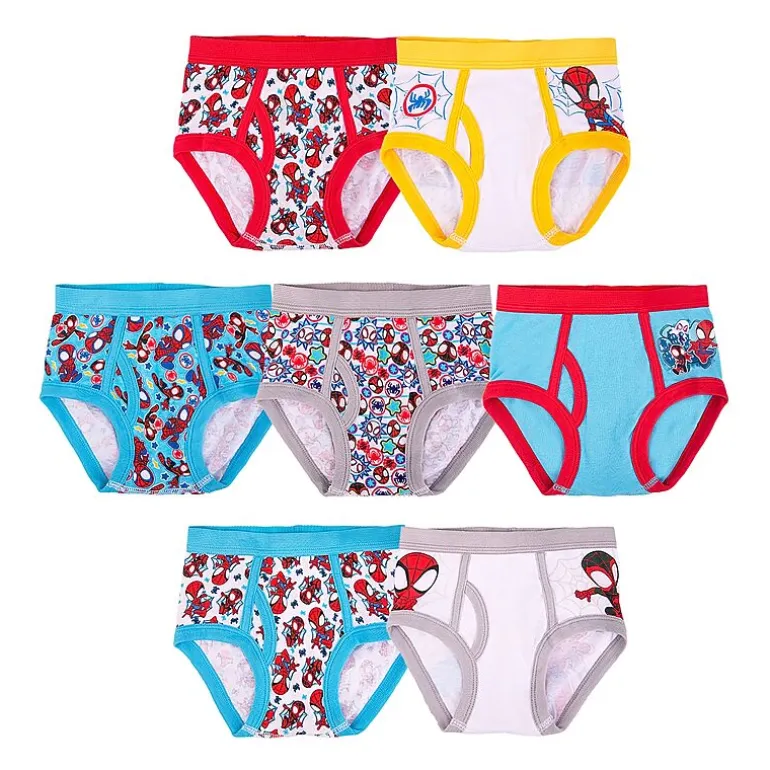 Toddler Boys Spiderman 7 Pack Briefs Tbup5384