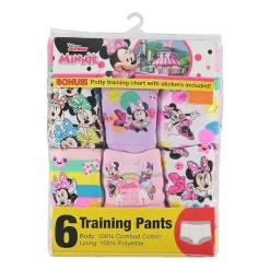 Toddler Girls Minnie Mouse 6 Pack Brief Panty Gtp7325