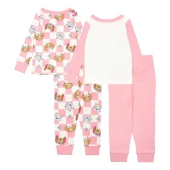 Toddler Girls Paw Patrol Crew Neck Long Sleeve 4-pc. Pajama Set