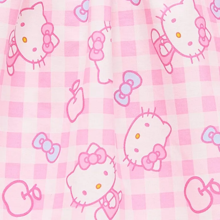 Toddler Girls Short Sleeve Ruffled Hello Kitty A-Line Dress