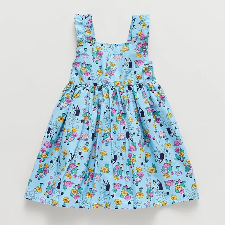 Toddler Girls Sleeveless Bluey A-Line Dress
