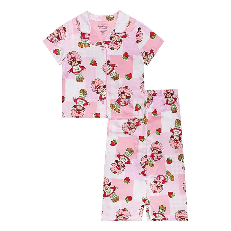 Toddler Girls Strawberry Shortcake V-Neck Short Sleeve 2-pc. Pajama Set