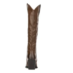 Torgeis Womens Arizona Block Heel Dress Boots