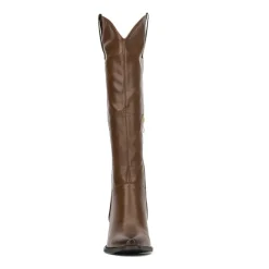 Torgeis Womens Arizona Block Heel Dress Boots