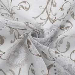 Toronto Printed Grommet Top Sheer Set of 2 Curtain Panel