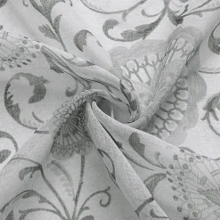 Toronto Printed Grommet Top Sheer Set of 2 Curtain Panel