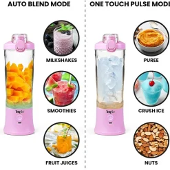 Total Chef Cordless USB Portable Blender 20 oz