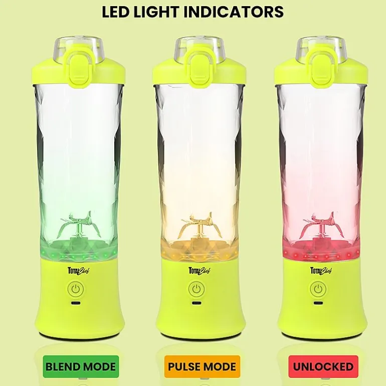 Total Chef Cordless USB Portable Blender 20 oz