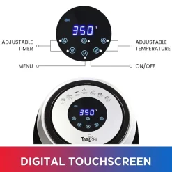 Total Chef Electric Air Fryer- 7 Cooking Presets- Digital Touch Controls