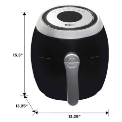 Total Chef Electric Air Fryer- 7 Cooking Presets- Digital Touch Controls