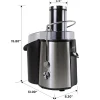 Total Chef Juicin' Juicer Wide Mouth Centrifugal Juice Extractor- 700W