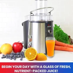 Total Chef Juicin' Juicer Wide Mouth Centrifugal Juice Extractor- 700W