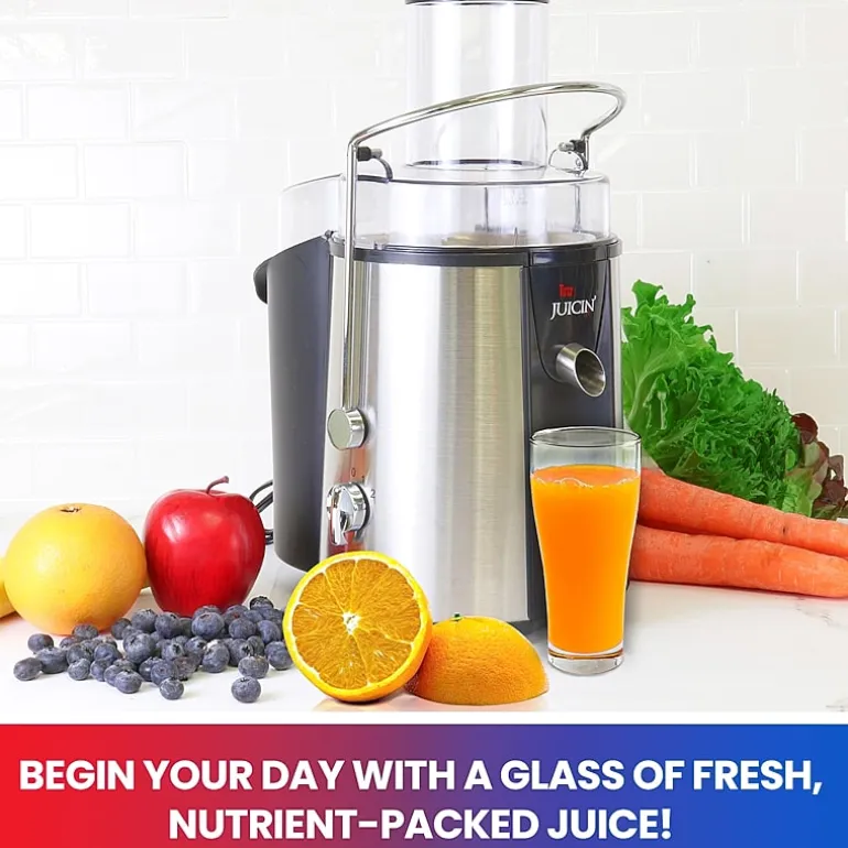 Total Chef Juicin' Juicer Wide Mouth Centrifugal Juice Extractor- 700W