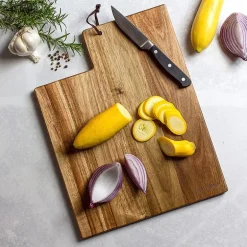 Totally Bamboo Origins State Shaped Serving and Cutting Board
