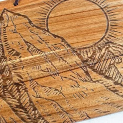 Totally Bamboo Origins State Shaped Serving and Cutting Board